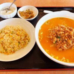 担々麺+半チャーハン　850円