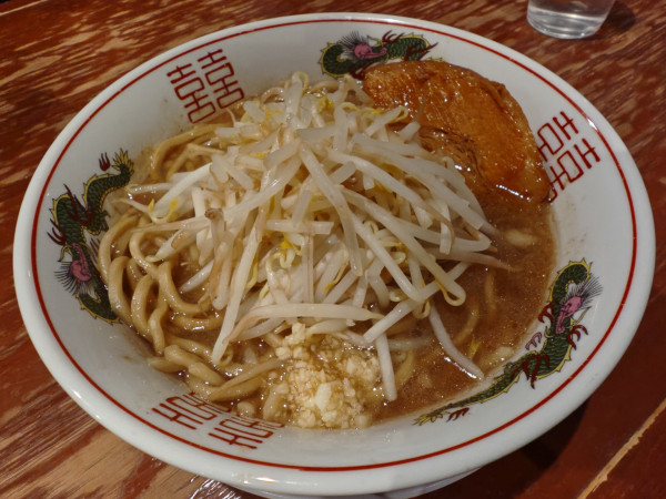 「豚そば 1020円 （野菜150g変更）」@つけめん・豚そば 活龍 牛久店の写真