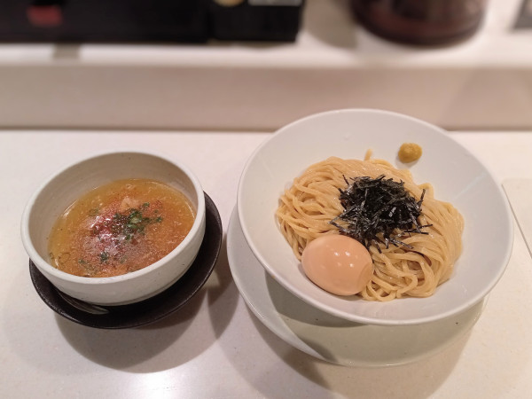 「味玉鯛塩つけ麺」@鯛塩そば 灯花 アトレ上野店の写真
