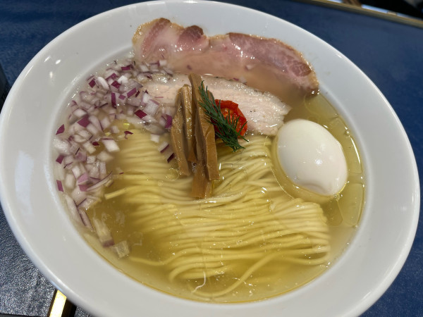 「塩ラーメン　シグネチャー1150円」@Ramen金碧の写真