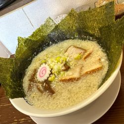 中華そば(こってり/平打麺)＋のり