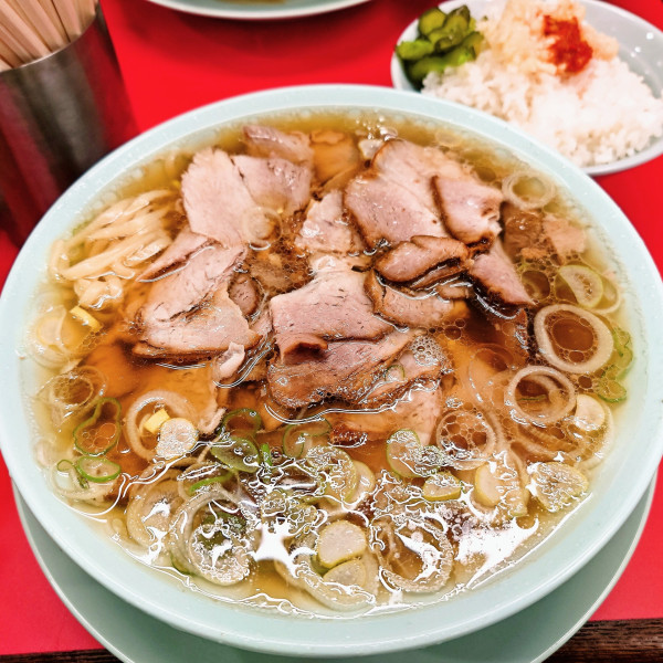 「チャーシューメン+めし無料」@高田馬場なぎちゃんラーメン in白鳥会館の写真