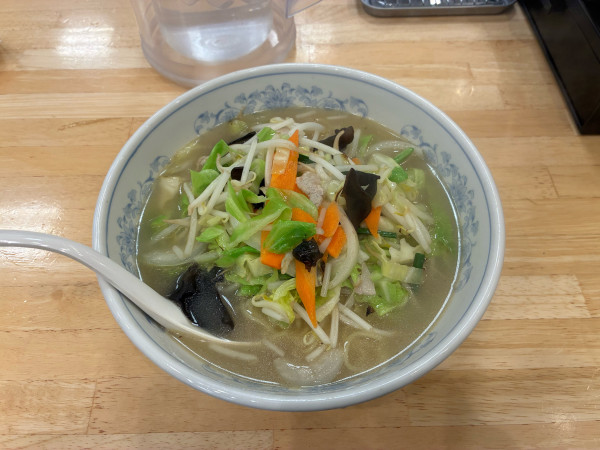 「タンメン」@ぎょうざの満洲 川越西口店の写真