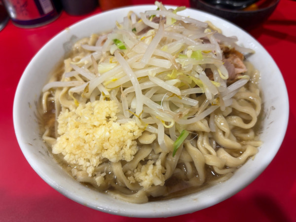「小ラーメン (豚2枚)」@ラーメン二郎 生田駅前店の写真