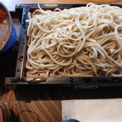 もりそばセット（＋ミニカレー）1100円