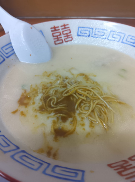 「ラーメン　カレー替え玉」@博多元気一杯‼︎の写真