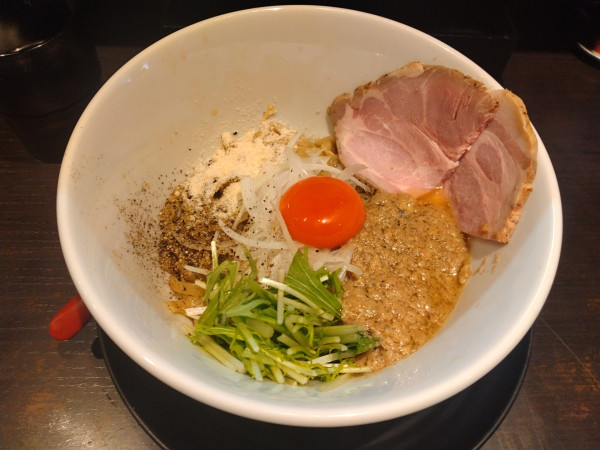 「【限定】和牛とあさり混ぜそば(並160g)¥1100」@麺処 夏海の写真