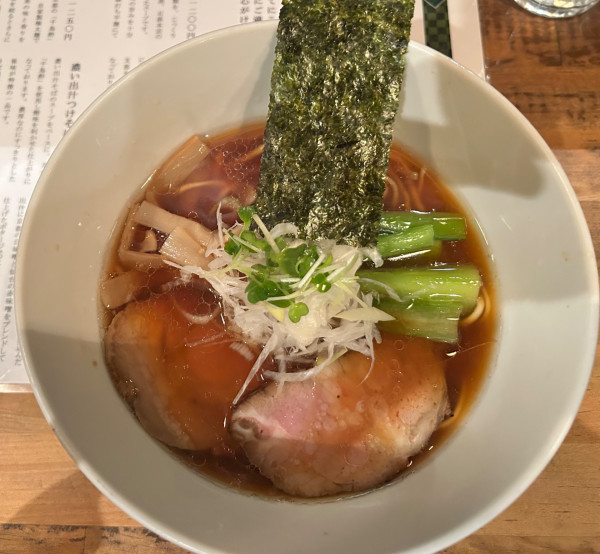 「支那そば 1100円」@日本橋 製麺庵 なな蓮の写真