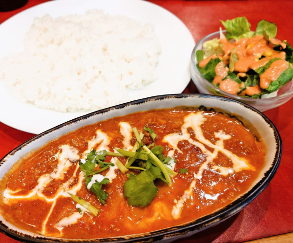 「【ランチセット】美味かぼちゃと挽肉のチーズカレー」@アジア型 YAMIYAMIカリー 中野店の写真