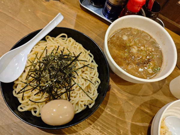 「つけ麺 味玉トッピング」@松福 御殿場インター店の写真