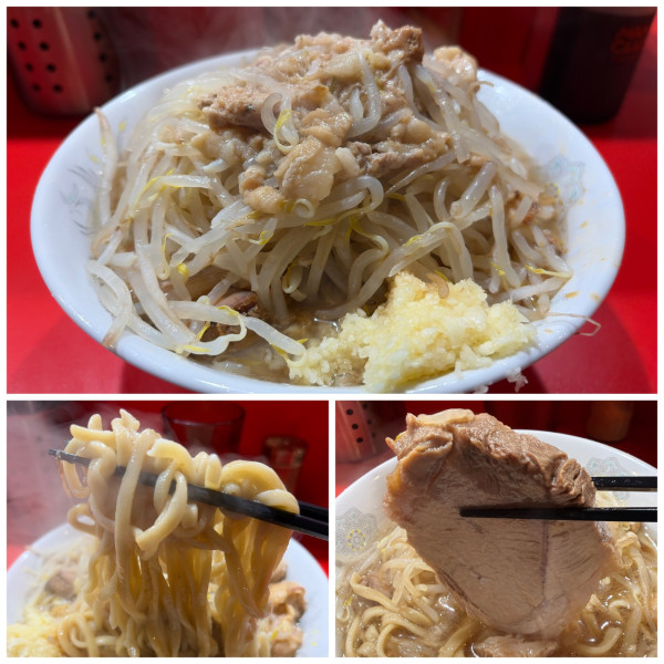 「小（850円）ニンニクアブラ」@ラーメン二郎 名古屋大曽根店の写真