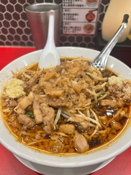 「鬼ソバセット1300円」@すず鬼直伝スタミナらーめん かわさ鬼の写真