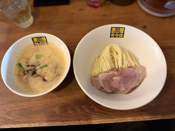 「ミニ辛辛濃菜つけ麺(辛さ控えめ)980円」@濃菜麺 井の庄の写真