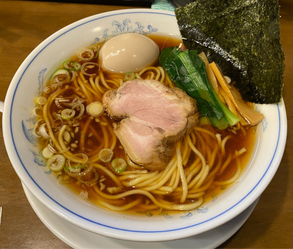 「生姜醤油らーめん 味玉」@らーめん曳舟の写真