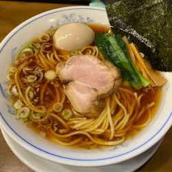 生姜醤油らーめん 味玉