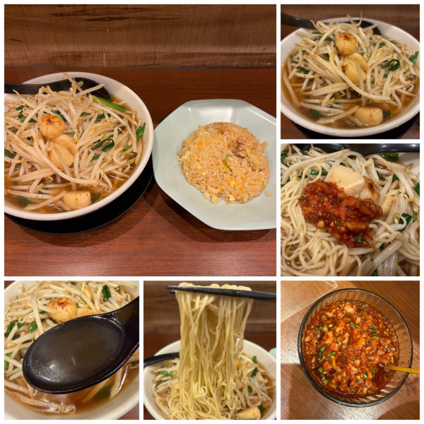 「ベトコンラーメン1000円半チャーハンセット300円」@ベトコンラーメン新京 名駅西口店の写真