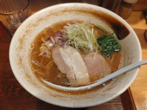 「追い貝出汁らぁめん(醤油)¥950-」@貝出汁らぁ麺 みぎわの写真