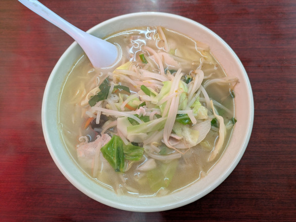 「タンメン：800円」@中華料理 玉の写真