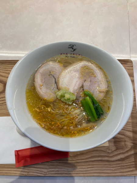 「黄金の塩らぁ麺(990円)」@due Italian 溝口の写真