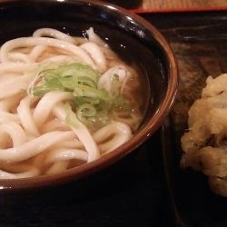 あつかけ 小 450円＋なす天 130円