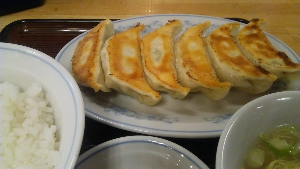 「焼餃子とライス 630円」@ぎょうざの満洲 春日部東口店の写真