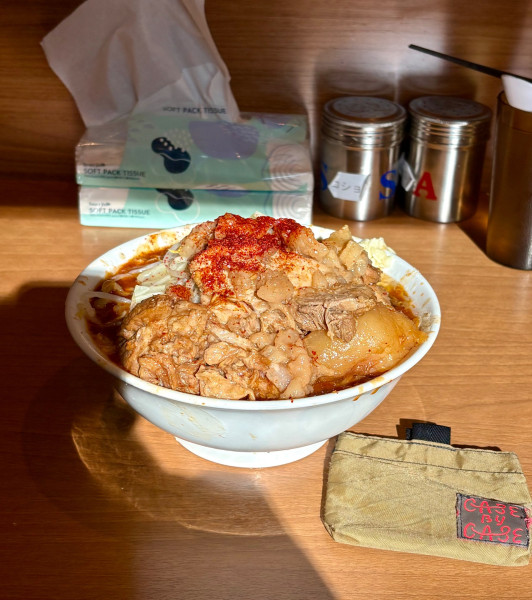 「ラーメン並300g※旨辛変更」@ラーメン 池田屋 高田馬場店の写真