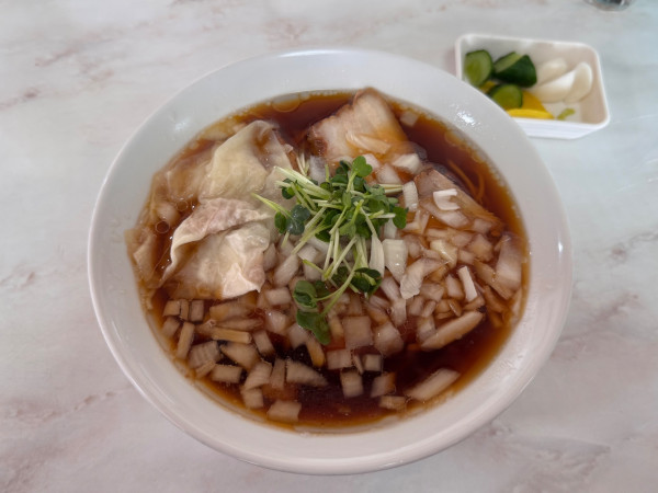 「爺ラーメン＋ワンタン」@ラーメン爺の写真