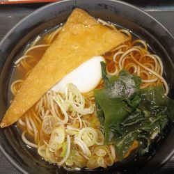 朝夕きつねそば(¥450)