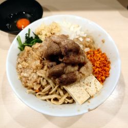 限定 すき焼きまぜそば