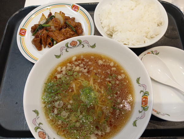 「餃子の王将ランチセット（¥790）」@餃子の王将 荻窪駅西口店の写真