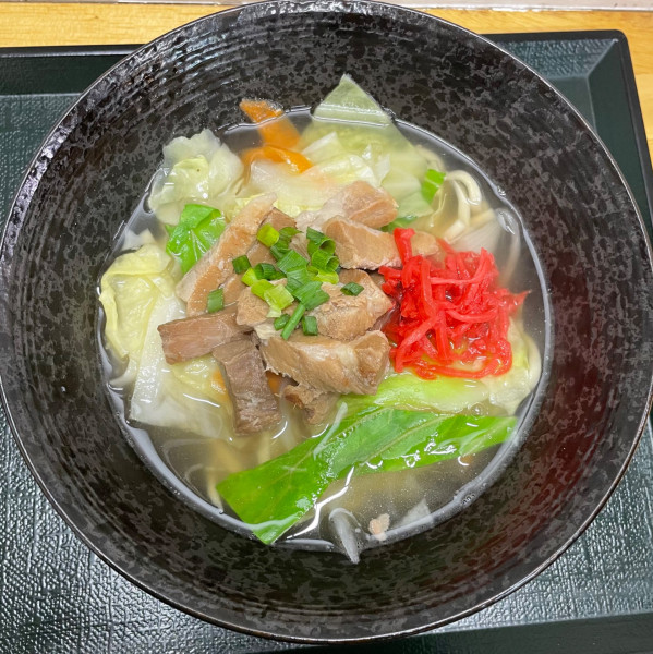「ヘルシー野菜そば（普通麺）700円」@三丁目そばの写真