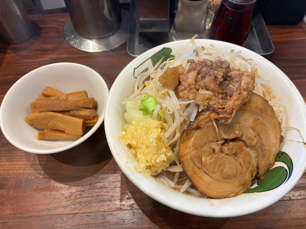 「濃厚ミニ　メンマ」@雷 北松戸本店の写真