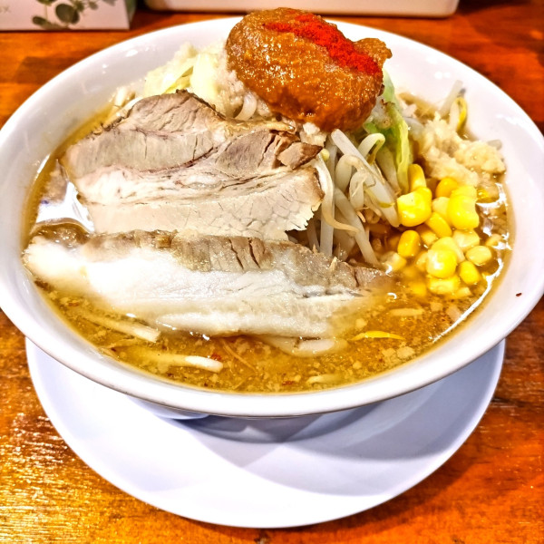 「【季節限定】特製味噌ラーメン（￥1,100）」@麺屋にぼじの写真