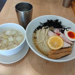 【限定T】昆布水の牡蠣つけ麺¥1200-