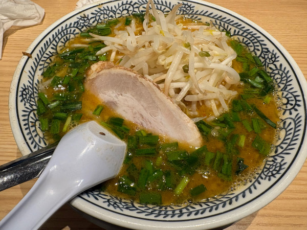 「熟成味噌ラーメン」@丸源ラーメン 春日部16号バイパス店の写真