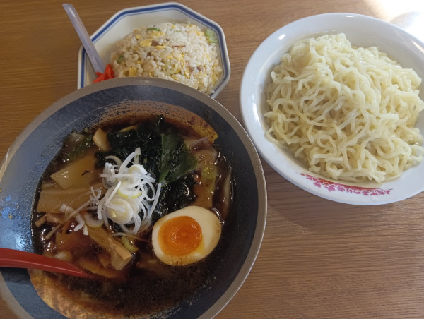 「大王つけ麺セット（￥780・日替りサービスセット）」@元祖 中華つけ麺 大王の写真