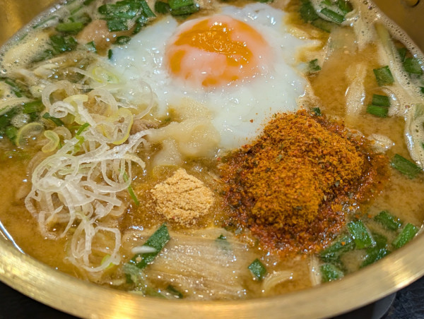 「もつ鍋らーめん（880円）」@ゆで太郎 北本深井店の写真