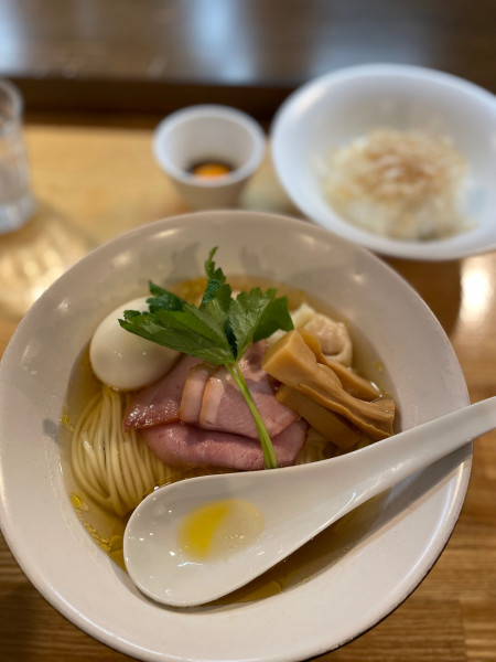 「(松)特上中華そば」@自家製麺 くろ松の写真