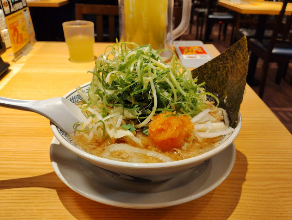 「熟成醤油野菜肉そば　ドッカンねぎ」@丸源ラーメン 宇都宮簗瀬店の写真