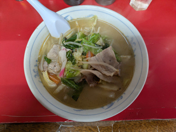 「タンメン：750円」@お食事の店 まさみの写真