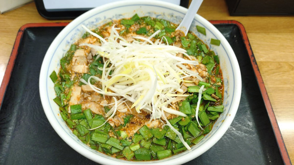 「ニラそば(大盛・ニラ追加・1000円)」@福しん 鷺ノ宮店の写真