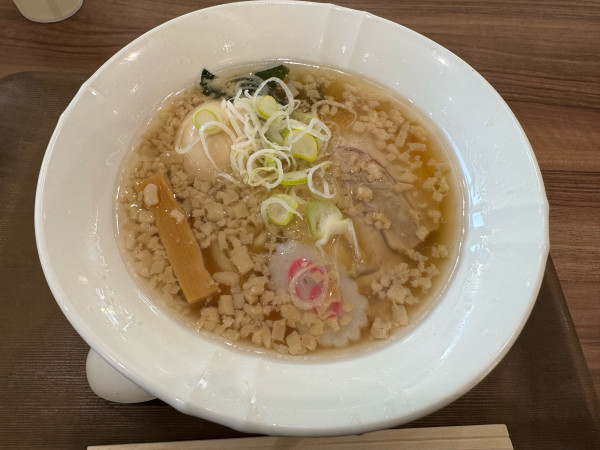 「こってり煮卵佐野らーめん　1150」@らーめん さのや 東北自動車道下り佐野SA店の写真