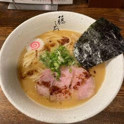 「鶏白湯ラーメン」@麺屋 藤しろ 目黒店の写真
