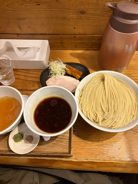 「つけ麺600 藻塩わさび」@麺屋鈴春の写真