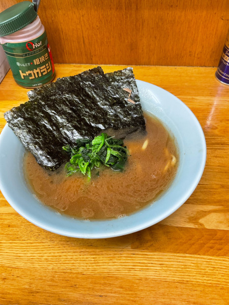 「ラーメン(並) 半麺」@横浜家系ラーメン 大原家の写真