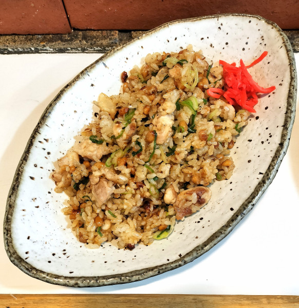 「納豆チャーハン 700円」@みのりやの写真