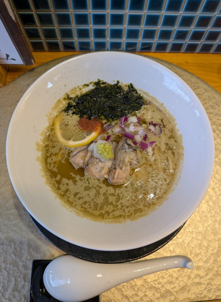 「濃厚牡蠣蕎麦」@中華蕎麦 鳴神食堂の写真