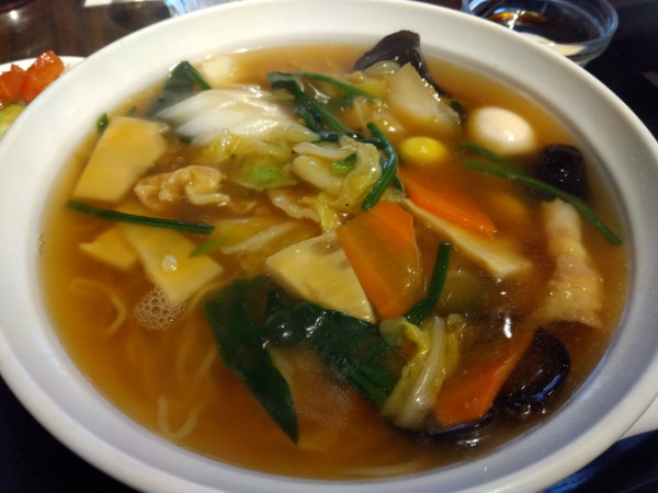 「五目あんかけ湯麺(950円)」@鳳龍亭の写真