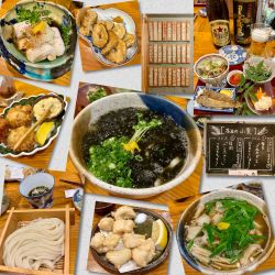 花巻うどん、かすニラうどん etc