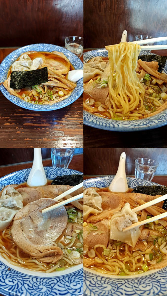 「『中華そば 中+ワンタン+チャーシュー』」@○決の写真